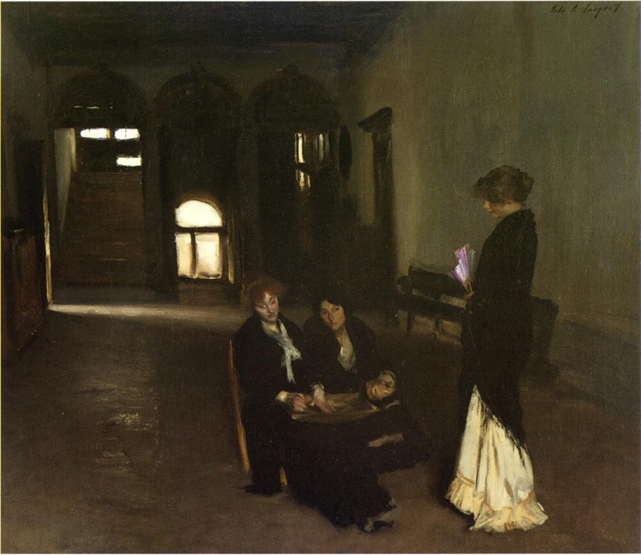 Venetian Bead Stringers by John Singer Sargent