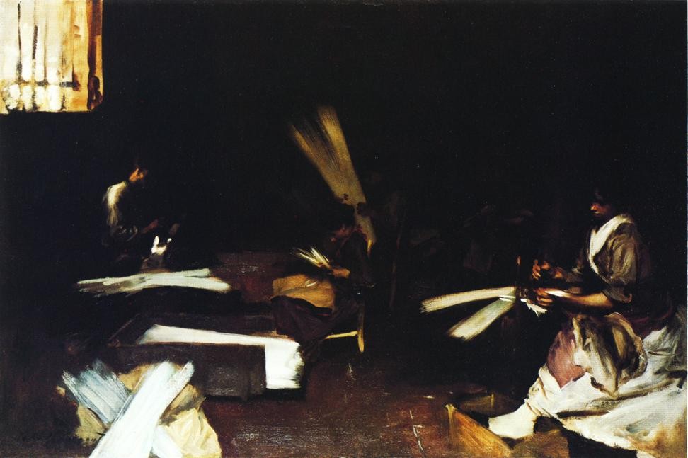 Venetian Glass Workers by John Singer Sargent
