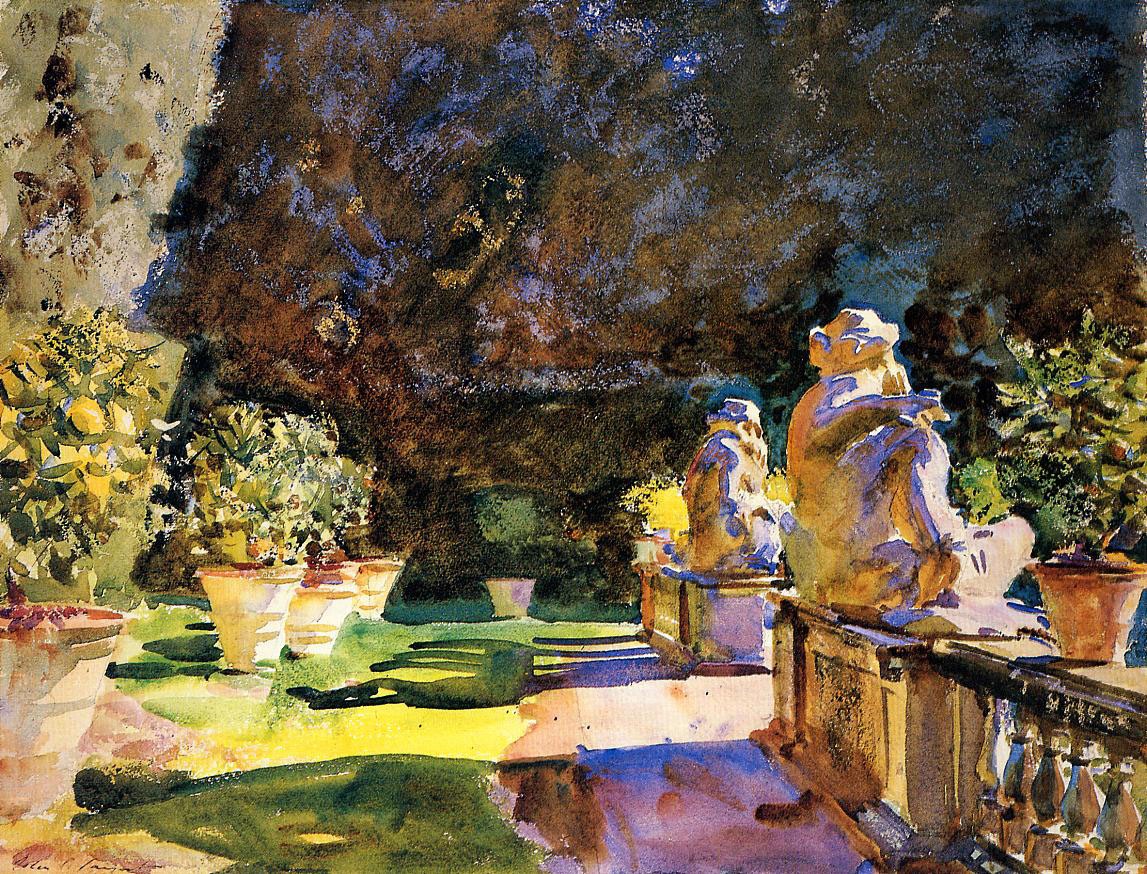 Villa di Marlia: Lucca by John Singer Sargent