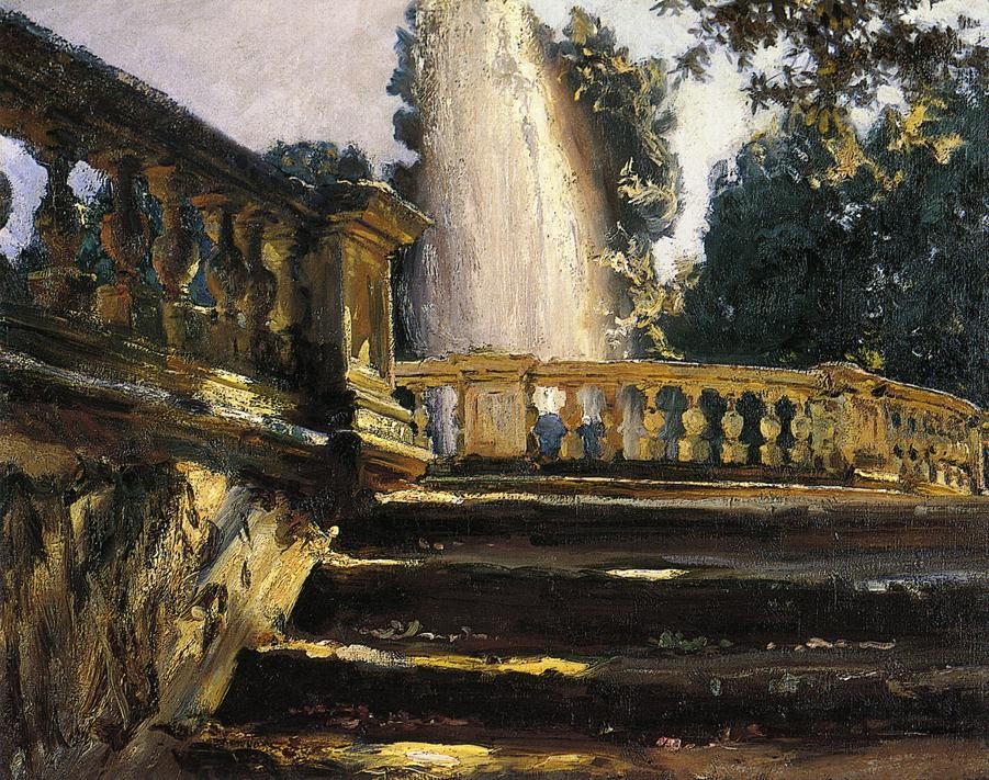 Villa Torlonia Fountain by John Singer Sargent