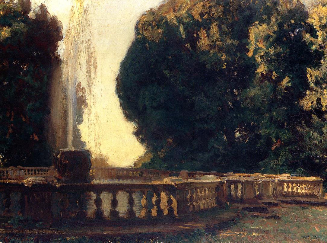 Villa Torlonia, Fountain by John Singer Sargent