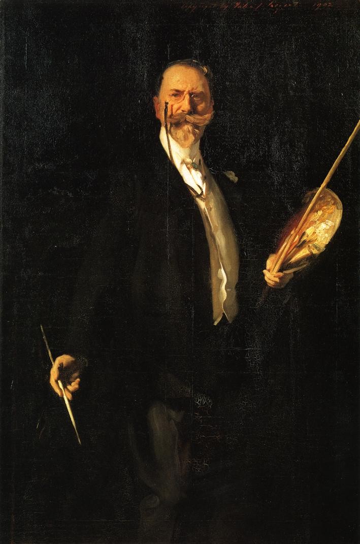 William Merritt Chase by John Singer Sargent