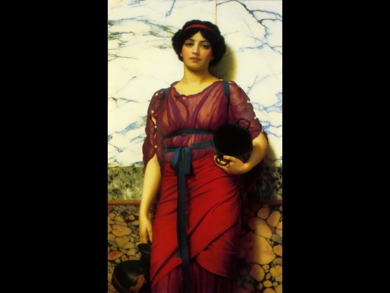 Grecian Idyll by John William Godward