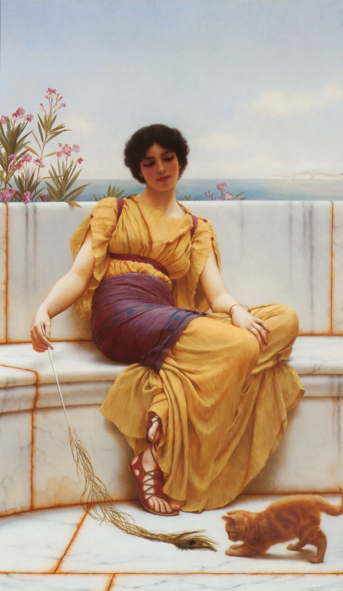 Idleness by John William Godward