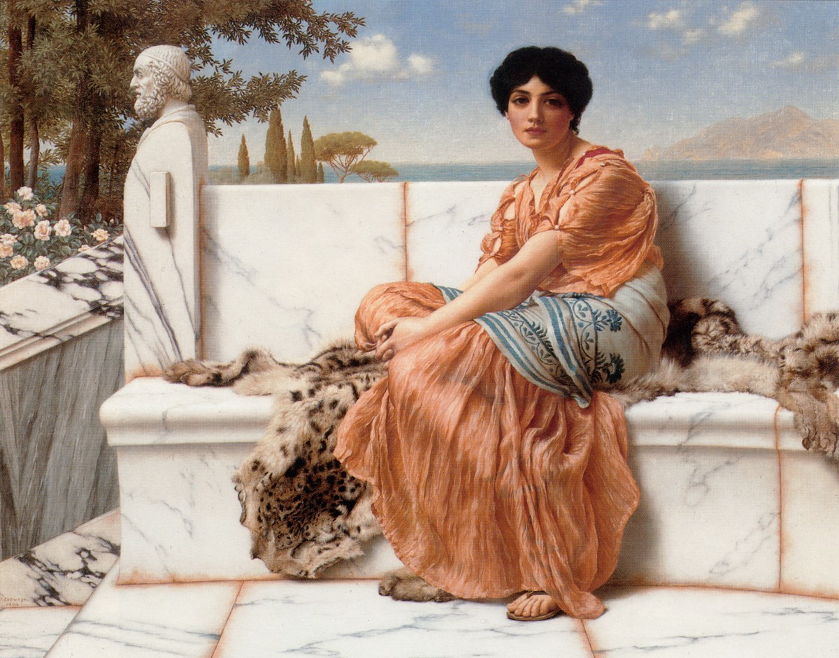 In the Days of Sappho by John William Godward