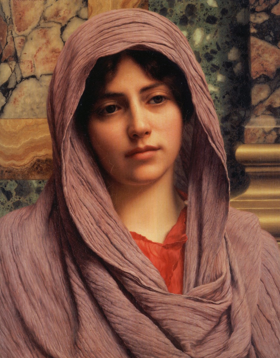 Lycinna by John William Godward