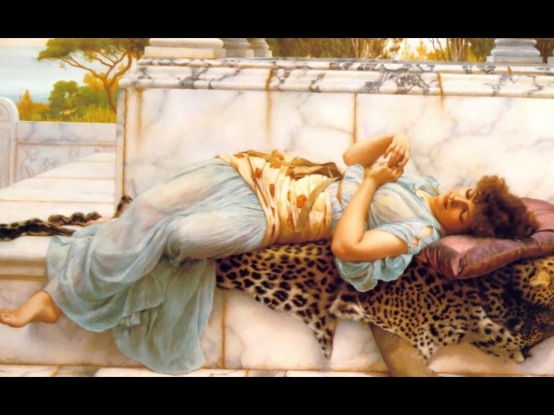 The Betrothed by John William Godward