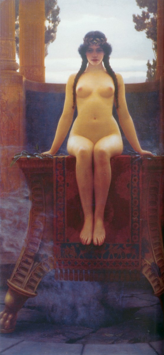 The Delphic Oracle by John William Godward