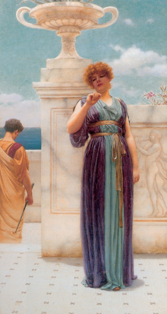 The Engagement Ring by John William Godward
