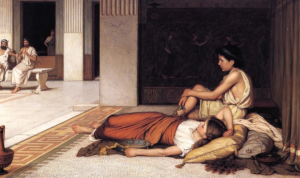 After the Dance by John William Waterhouse