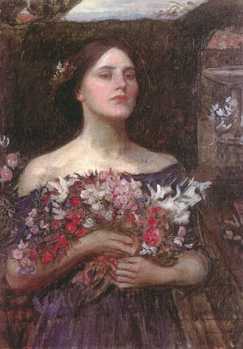 Gather Ye Rosebuds or Ophelia by John William Waterhouse