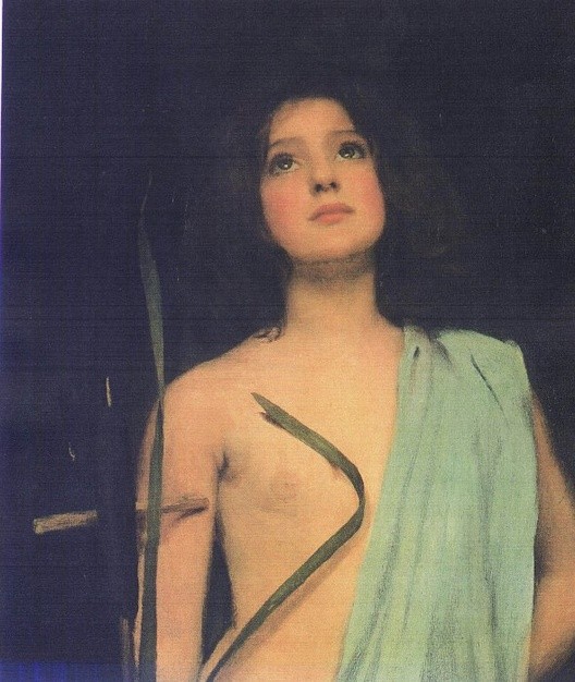 St.Joan by John William Waterhouse