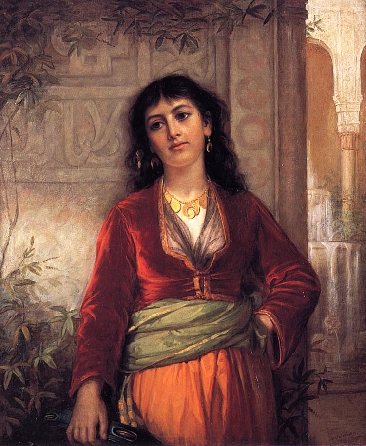 The Unwelcome Companion (A Street Scene in Cairo) by John William Waterhouse