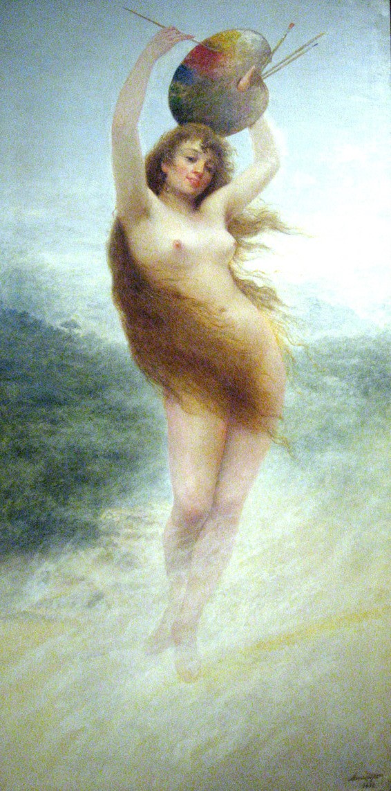 Painting (Allegory) by Jose Ferraz de Almeida Junior