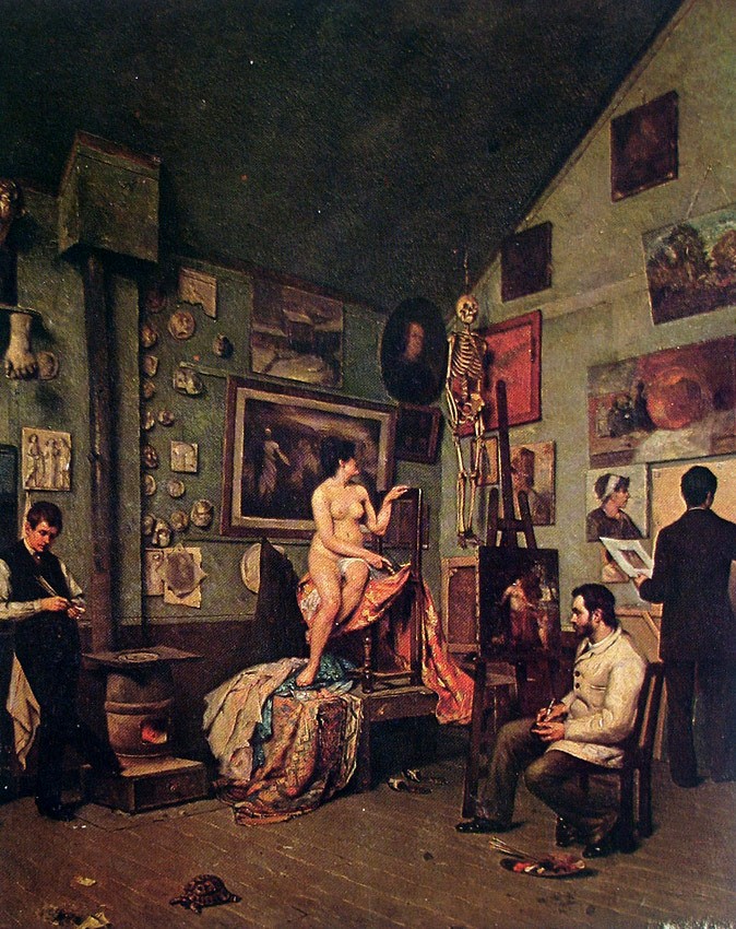 Studio in Paris by Jose Ferraz de Almeida Junior