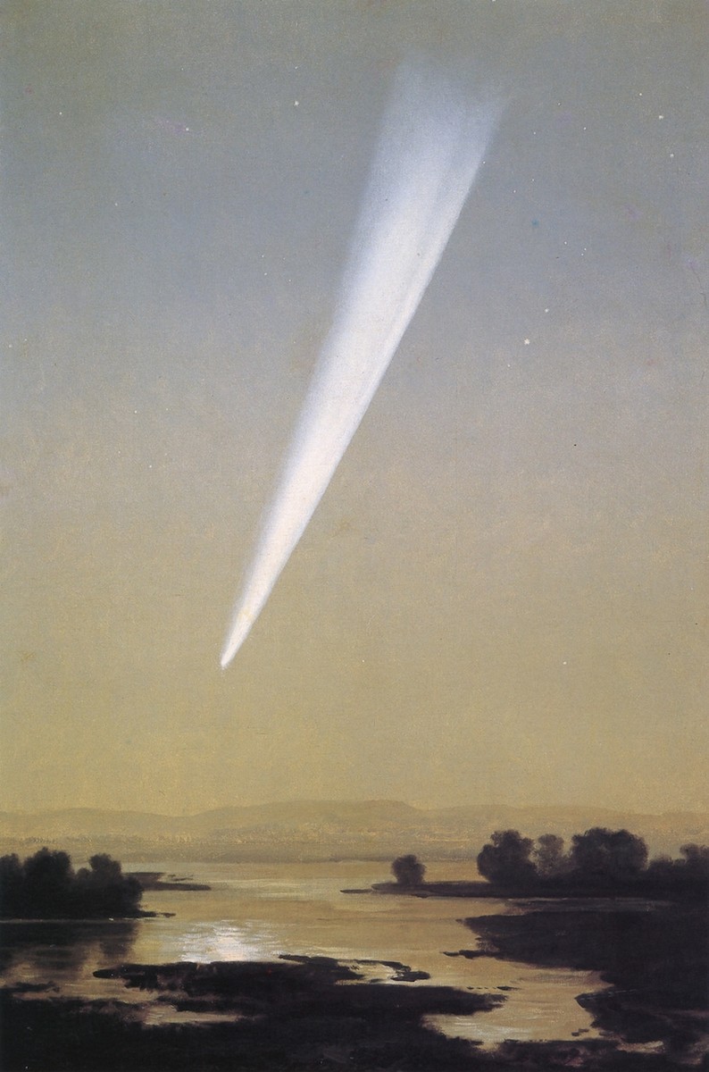 Gran cometa de 1882 by Jose Maria Velasco