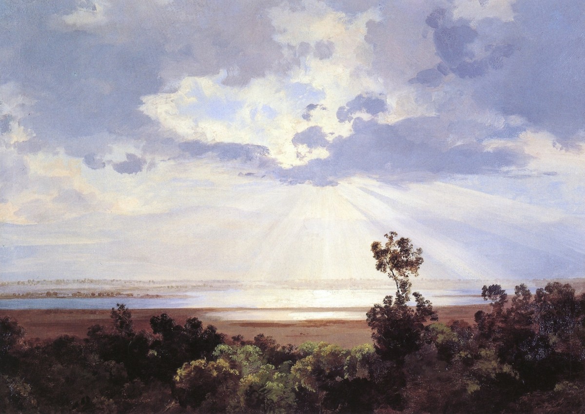 La puesta del sol by Jose Maria Velasco