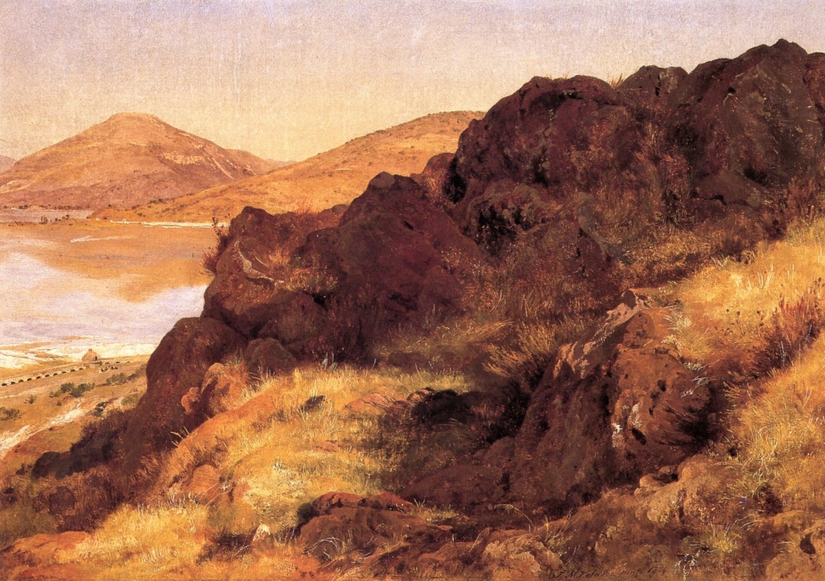 Peñascos del cerro de Atzacoalco by Jose Maria Velasco