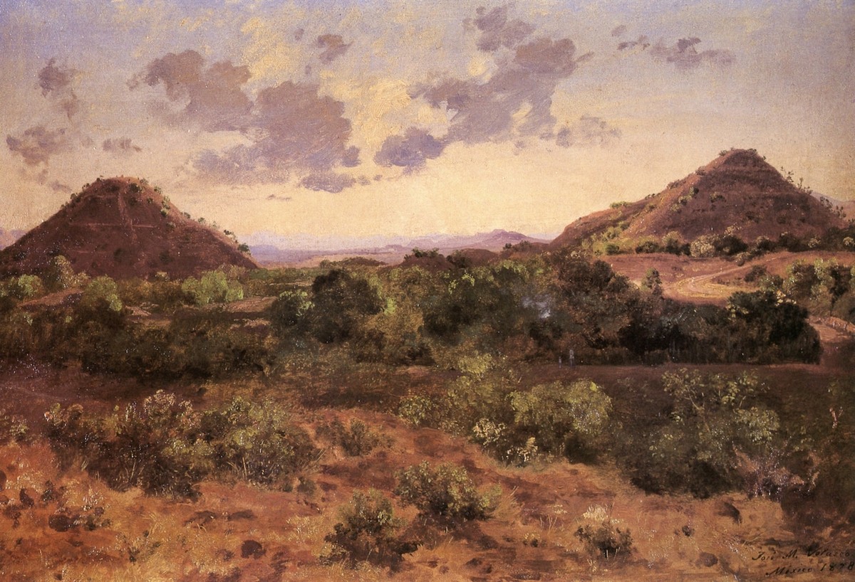 Pirámides del Sol y de la Luna by Jose Maria Velasco