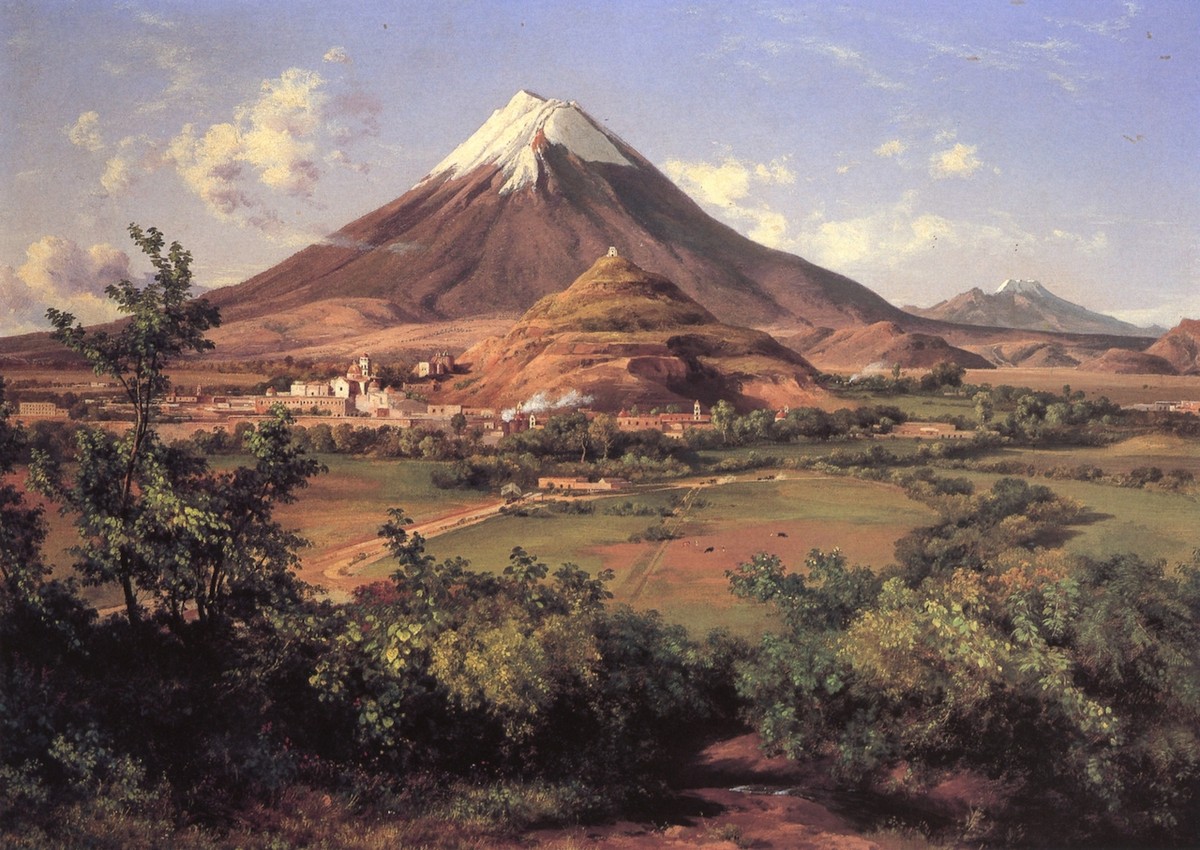 Popocatépetl e Iztaccihuatl by Jose Maria Velasco