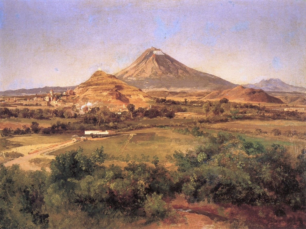 Popocatépetl e Iztaccihuatl by Jose Maria Velasco