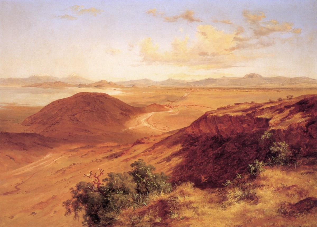 Valle de México desde el cerro de Santa Isabel by Jose Maria Velasco