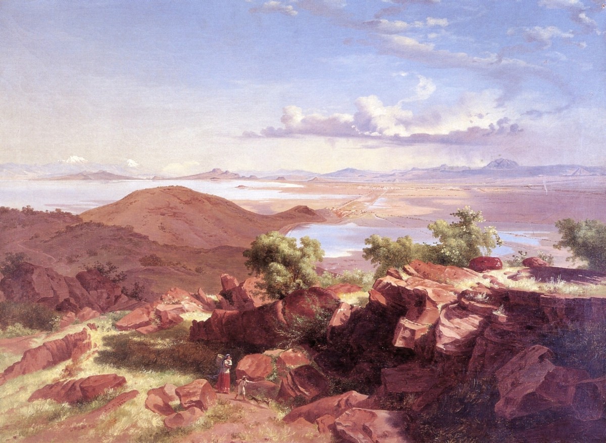 Valle de México desde el cerro de Santa Isabel by Jose Maria Velasco