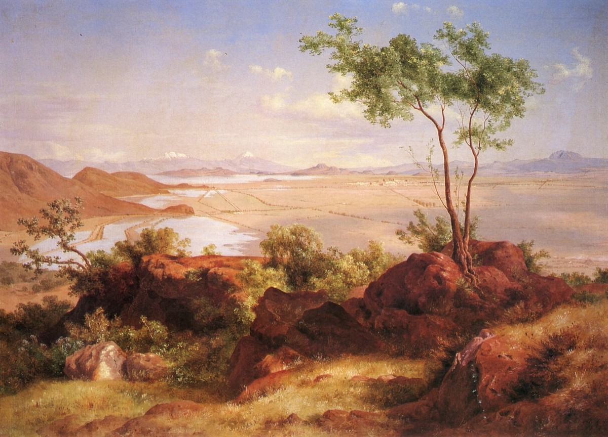 Valle de México desde el cerro de Tenayo by Jose Maria Velasco