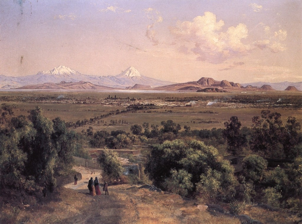 Valle de México desde el cerro de Tepeyac by Jose Maria Velasco