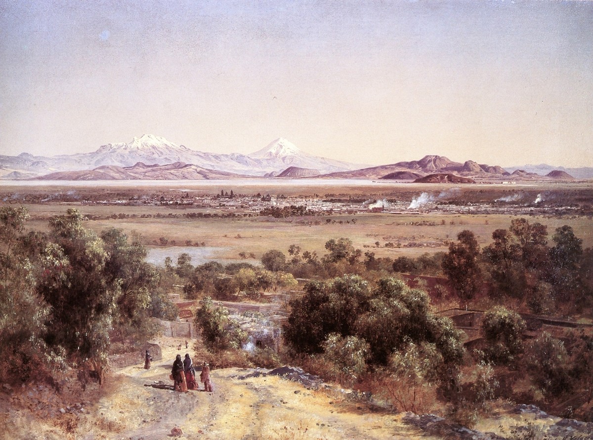 Valle de México desde el cerro de Tepeyac by Jose Maria Velasco