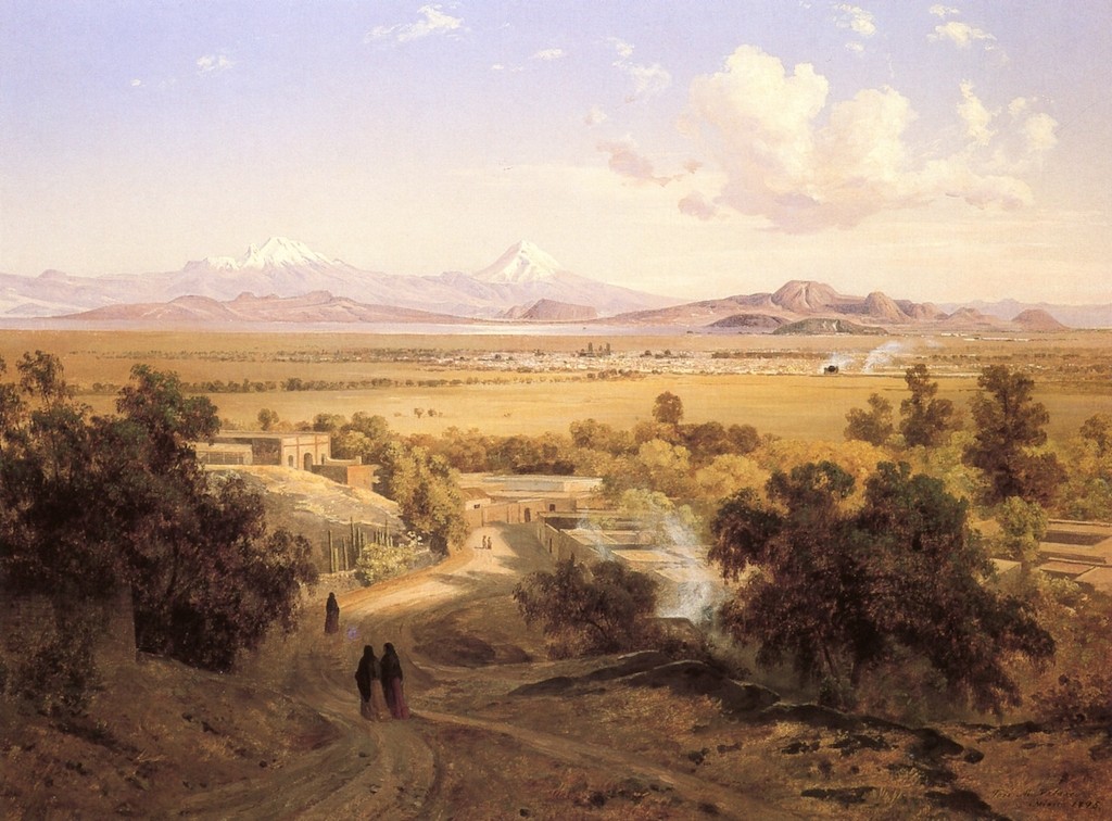 Valle de México desde el cerro de Tepeyac by Jose Maria Velasco
