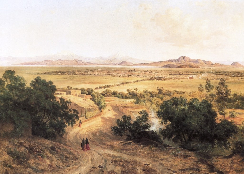 Valle de México desde el cerro de Tepeyac by Jose Maria Velasco