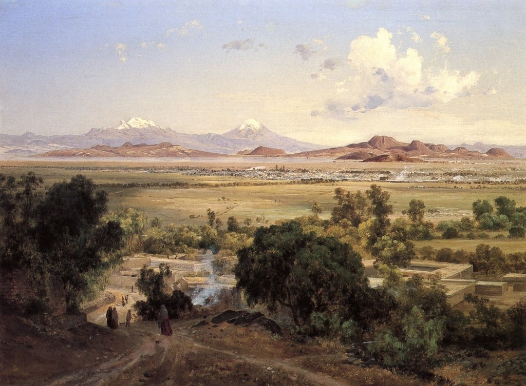 Valle de México desde el cerro de Tepeyac by Jose Maria Velasco