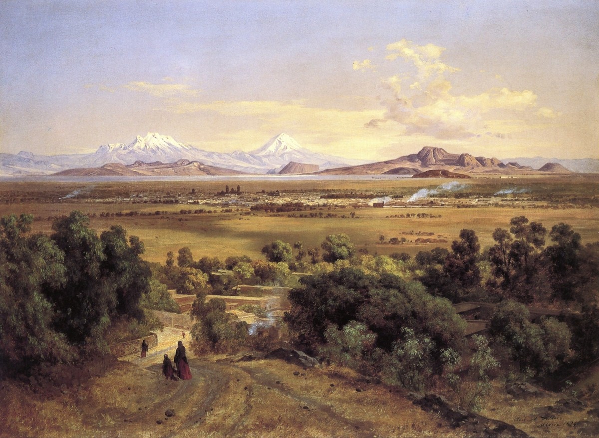 Valle de México desde el cerro de Tepeyac by Jose Maria Velasco