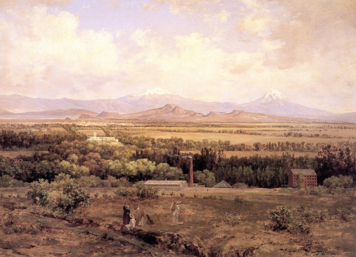 Valle de México desde el Molino del Rey by Jose Maria Velasco