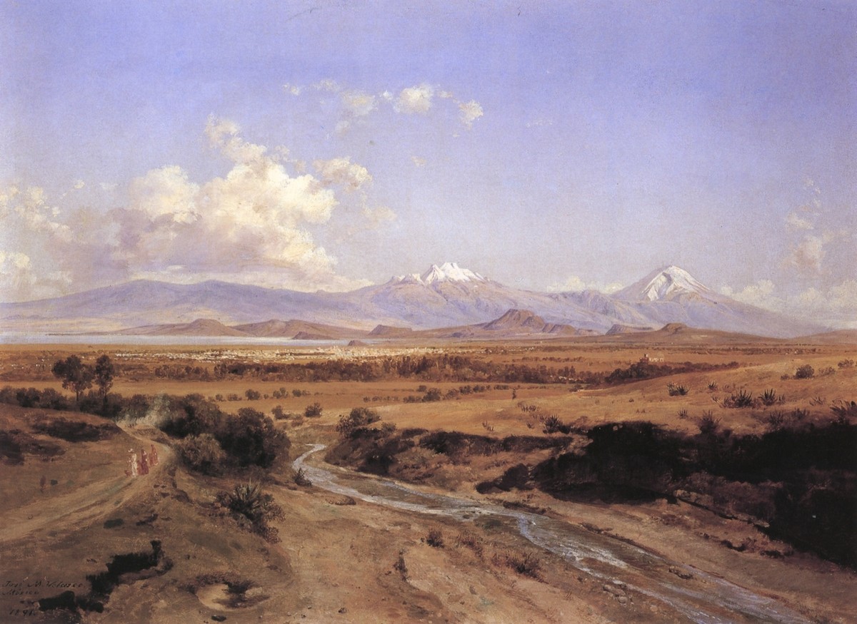 Valle de México desde el río de los Morales by Jose Maria Velasco