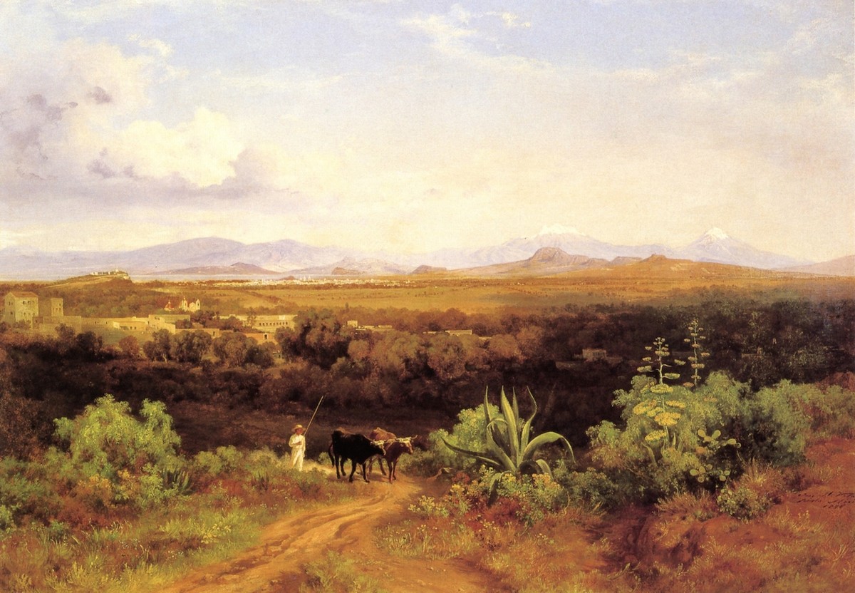 Valle de México desde las lomas de Tacubaya by Jose Maria Velasco