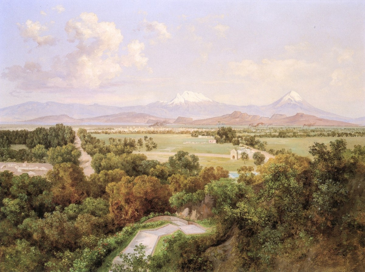 Valle de México tomado desde el cerro de Chapultepec by Jose Maria Velasco