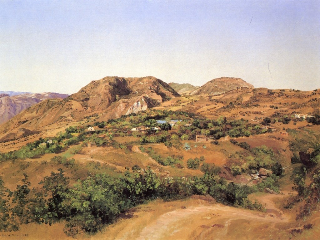 Vista de Guelatao by Jose Maria Velasco