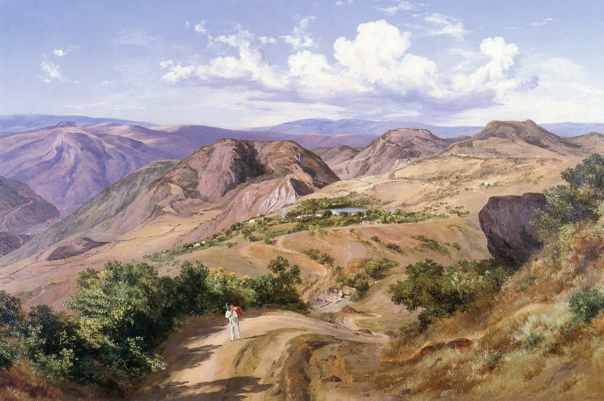 Vista de Guelatao by Jose Maria Velasco