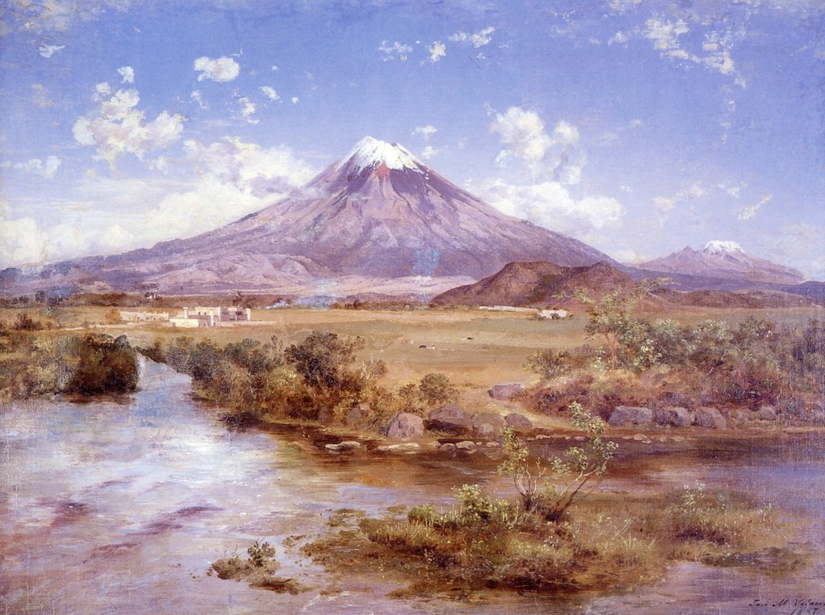Vista de los volcanes by Jose Maria Velasco