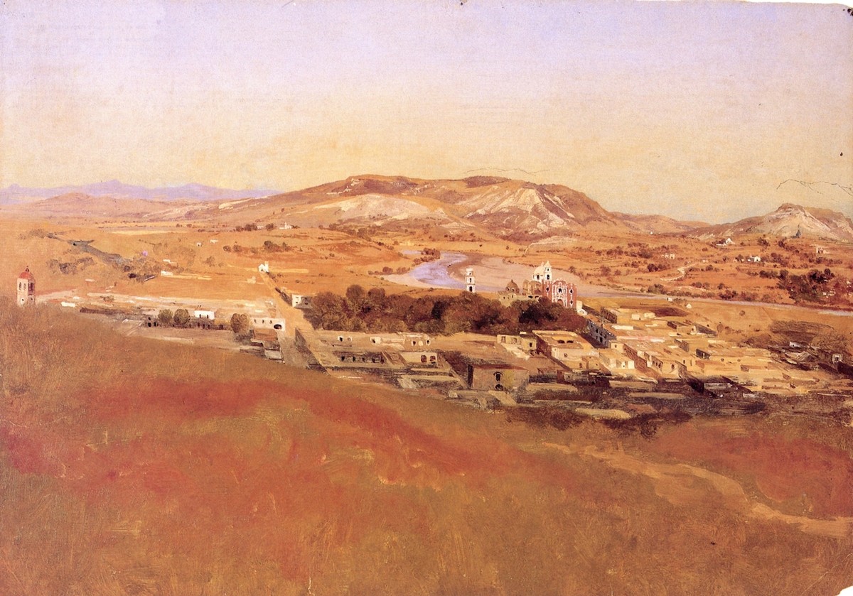 Vista de Tlaxcala by Jose Maria Velasco