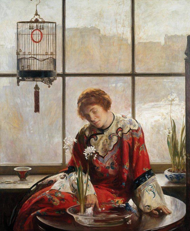 Red Comunion (The Red Kimono) by Joseph DeCamp