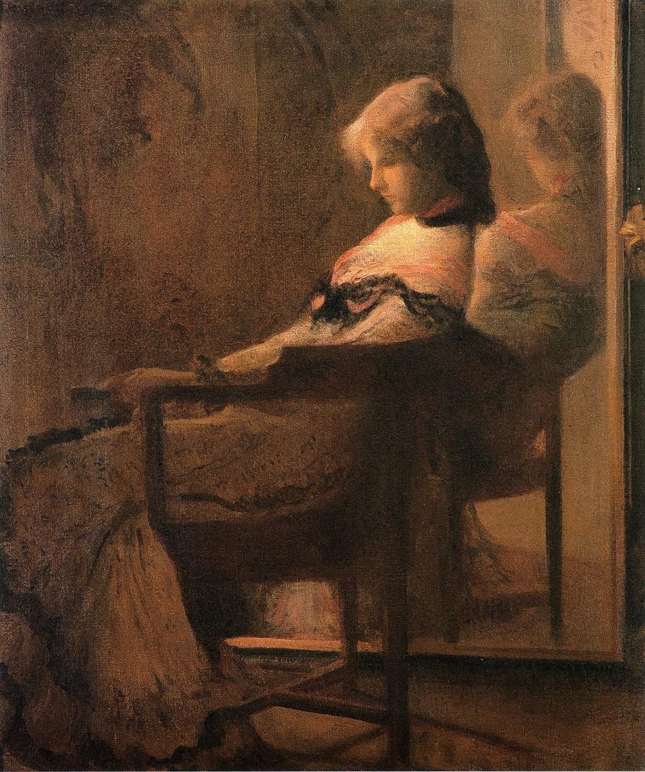 Reflections (Arrangement in Pink and Blue) by Joseph DeCamp