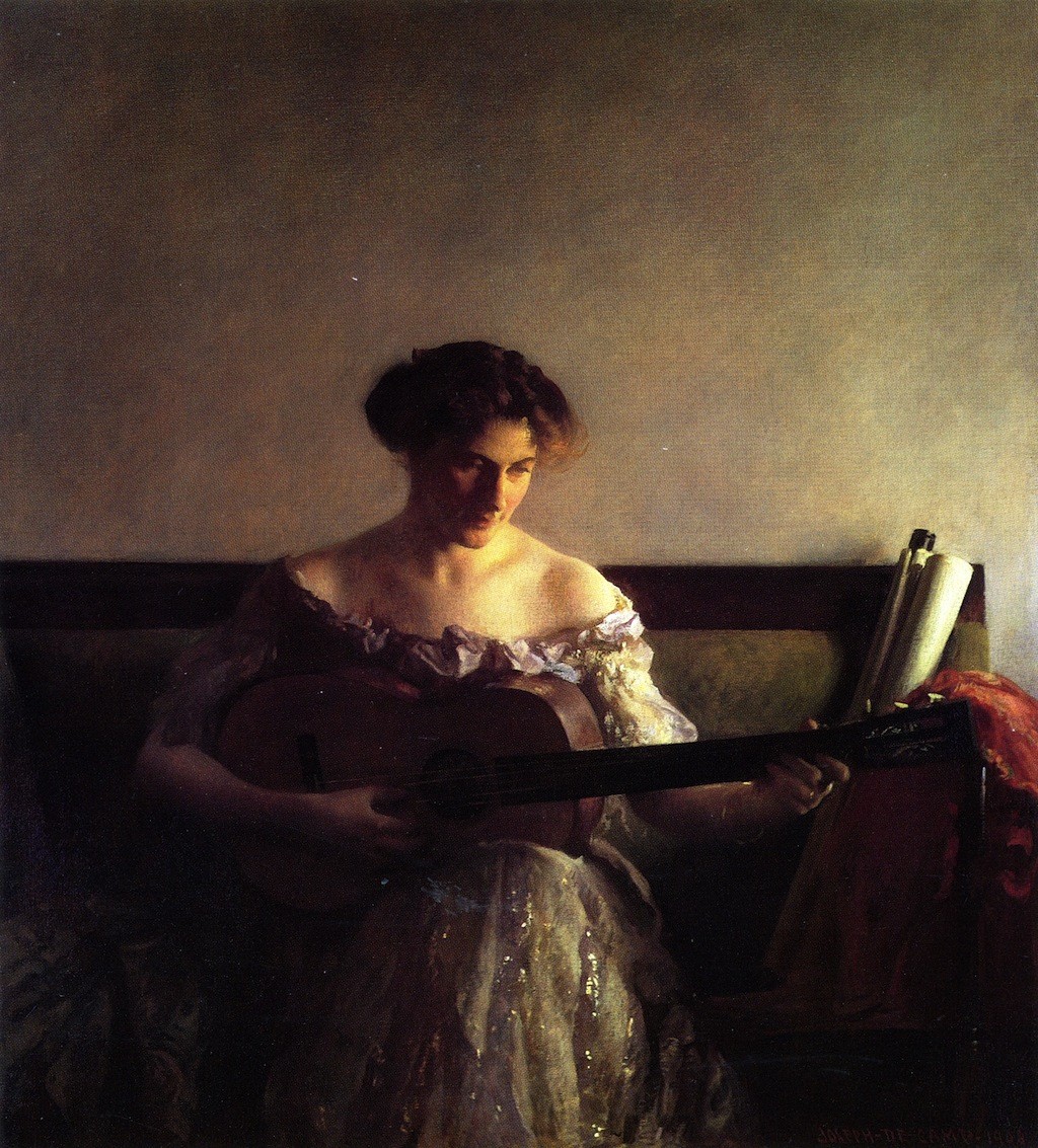 The Guitar Player by Joseph DeCamp