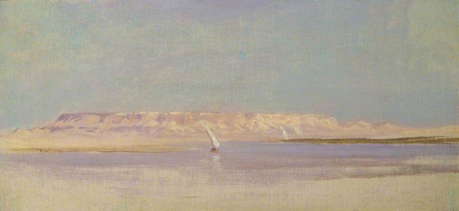 Feluccas on the Nile by Joseph Farquharson