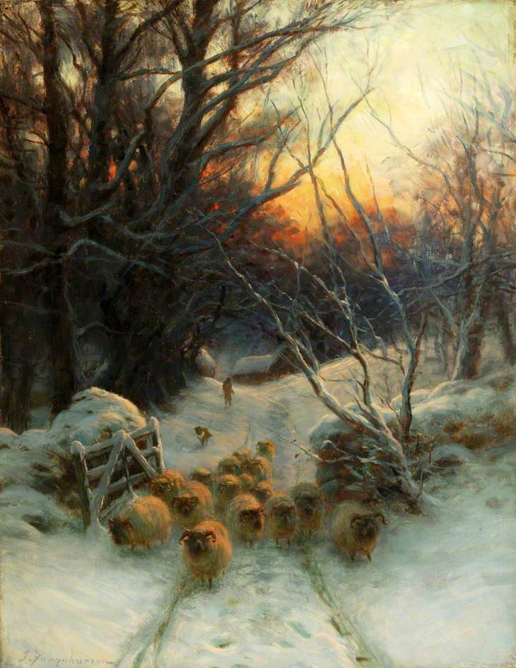 The Sun Had Closed the Winter Day by Joseph Farquharson