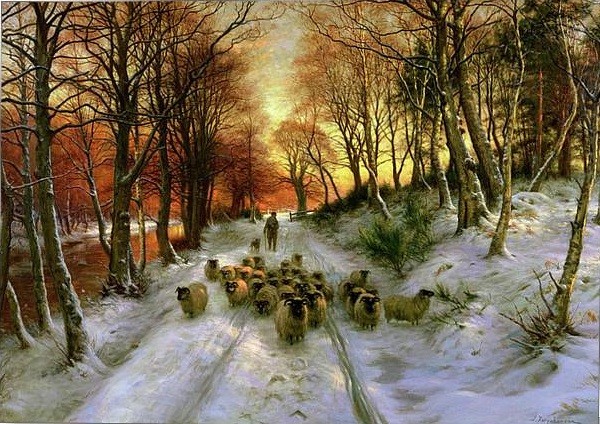 Through The Calm And Frosty Air by Joseph Farquharson