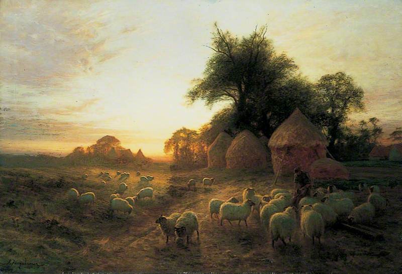 Yon Yellow Sunset Dying in the West by Joseph Farquharson