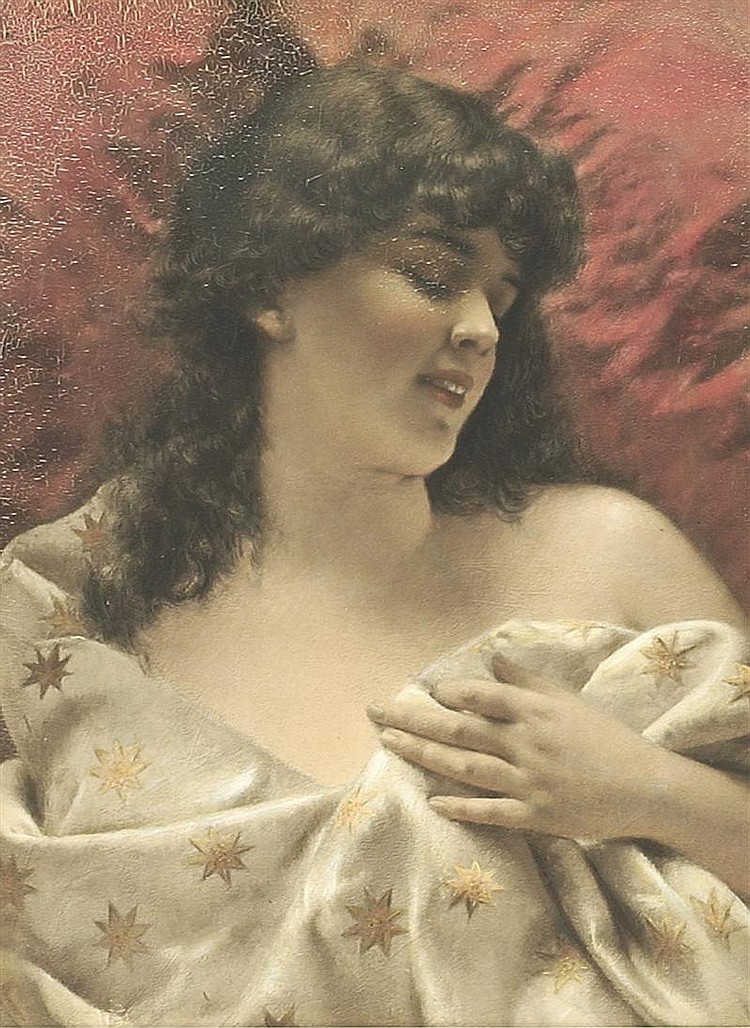 Portrait of a glamorous woman by Joseph Lieck
